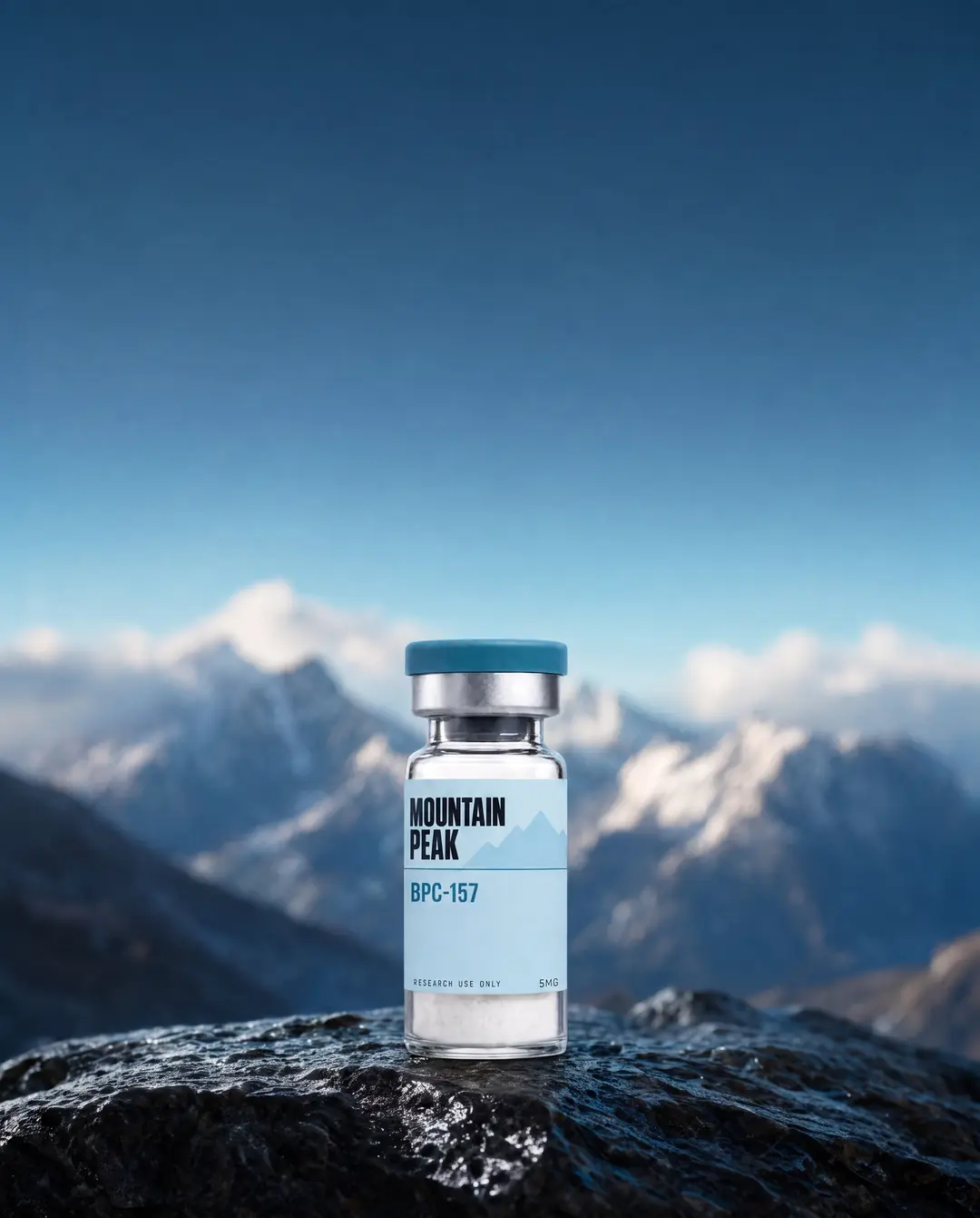 Iron Peak vial on a summit ledge above the range